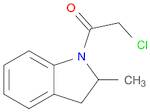 Ethanone, 2-chloro-1-(2,3-dihydro-2-methyl-1H-indol-1-yl)-