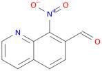 7-Quinolinecarboxaldehyde, 8-nitro-
