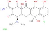 2-Naphthacenecarboxamide, 7-chloro-4-(dimethylamino)-1,4,4a,5,5a,6,11,12a-octahydro-3,6,10,12,12a-pentahydroxy-6-methyl-1,11-dioxo-, hydrochloride (1:1), (4R,4aS,5aS,6S,12aS)-