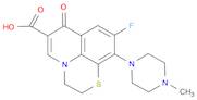 7H-Pyrido[1,2,3-de]-1,4-benzothiazine-6-carboxylic acid, 9-fluoro-2,3-dihydro-10-(4-methyl-1-piperazinyl)-7-oxo-