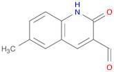 3-Quinolinecarboxaldehyde, 1,2-dihydro-6-methyl-2-oxo-