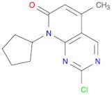 Pyrido[2,3-d]pyrimidin-7(8H)-one, 2-chloro-8-cyclopentyl-5-methyl-
