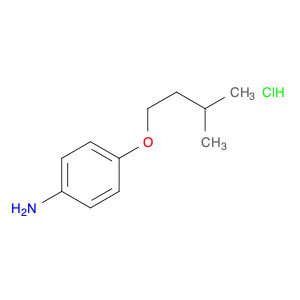 Benzenamine, 4-(3-methylbutoxy)-, hydrochloride (9CI)