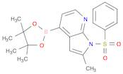1H-PYRROLO[2,3-B]PYRIDINE, 2-METHYL-1-(PHENYLSULFONYL)-4-(4,4,5,5-TETRAMETHYL-1,3,2-DIOXABOROLAN-2-YL)-
