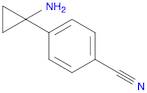 4-(1-Aminocyclopropyl)benzonitrile