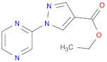 1H-Pyrazole-4-carboxylic acid, 1-(2-pyrazinyl)-, ethyl ester