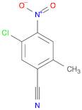 Benzonitrile, 5-chloro-2-methyl-4-nitro-