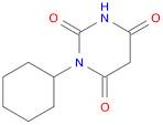 2,4,6(1H,3H,5H)-Pyrimidinetrione, 1-cyclohexyl-