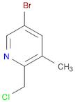 Pyridine, 5-bromo-2-(chloromethyl)-3-methyl-