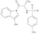 1H-Indol-3-ol, 1-[2-[[(4-methylphenyl)sulfonyl]amino]-1-oxopropyl]-, (S)- (9CI)