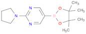 Pyrimidine, 2-(1-pyrrolidinyl)-5-(4,4,5,5-tetramethyl-1,3,2-dioxaborolan-2-yl)-
