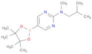 2-Pyrimidinamine, N-methyl-N-(2-methylpropyl)-5-(4,4,5,5-tetramethyl-1,3,2-dioxaborolan-2-yl)-