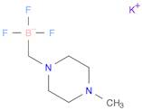 Borate(1-), trifluoro[(4-methyl-1-piperazinyl)methyl]-, potassium (1:1), (T-4)-