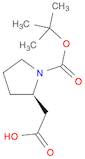 2-Pyrrolidineacetic acid, 1-[(1,1-dimethylethoxy)carbonyl]-, (2R)-