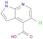 1H-Pyrrolo[2,3-b]pyridine-4-carboxylic acid, 5-chloro-