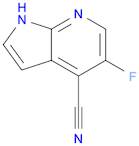 1H-Pyrrolo[2,3-b]pyridine-4-carbonitrile, 5-fluoro-