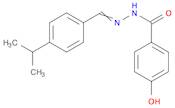 Benzoic acid, 4-hydroxy-, 2-[[4-(1-methylethyl)phenyl]methylene]hydrazide