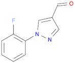 1H-Pyrazole-4-carboxaldehyde, 1-(2-fluorophenyl)-