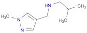 1H-Pyrazole-4-methanamine, 1-methyl-N-(2-methylpropyl)-