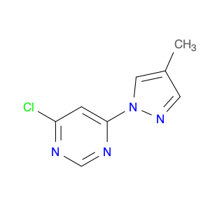 Pyrimidine, 4-chloro-6-(4-methyl-1H-pyrazol-1-yl)-