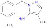 1H-Pyrazol-5-amine, 4-methyl-1-[(3-methylphenyl)methyl]-