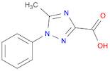 1H-1,2,4-Triazole-3-carboxylic acid, 5-methyl-1-phenyl-