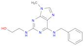 Ethanol, 2-[[9-methyl-6-[(phenylmethyl)amino]-9H-purin-2-yl]amino]-
