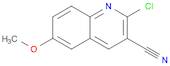 3-Quinolinecarbonitrile, 2-chloro-6-methoxy-