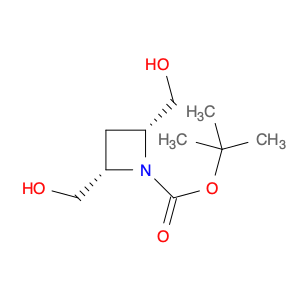 1-Azetidinecarboxylic acid, 2,4-bis(hydroxymethyl)-, 1,1-dimethylethyl ester, (2R,4S)-