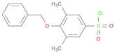 Benzenesulfonyl chloride, 3,5-dimethyl-4-(phenylmethoxy)-