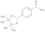 1,3,2-Dioxaborolane, 4,4,5,5-tetramethyl-2-[4-(methylsulfinyl)phenyl]-