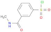Benzenesulfonyl chloride, 3-[(methylamino)carbonyl]-