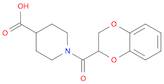 4-Piperidinecarboxylic acid, 1-[(2,3-dihydro-1,4-benzodioxin-2-yl)carbonyl]-