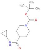 1-Piperidinecarboxylic acid, 4-[(cyclopropylamino)carbonyl]-, 1,1-dimethylethyl ester
