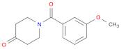 4-Piperidinone, 1-(3-methoxybenzoyl)-
