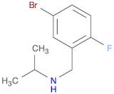 Benzenemethanamine, 5-bromo-2-fluoro-N-(1-methylethyl)-