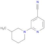 4-Pyridinecarbonitrile, 2-(3-methyl-1-piperidinyl)-