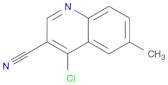 3-Quinolinecarbonitrile, 4-chloro-6-methyl-