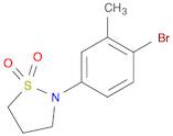Isothiazolidine, 2-(4-bromo-3-methylphenyl)-, 1,1-dioxide