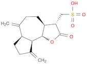 Azuleno[4,5-b]furan-3-methanesulfonic acid, dodecahydro-6,9-bis(methylene)-2-oxo-, (3S,3aS,6aR,9aR…