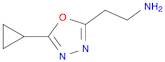 1,3,4-Oxadiazole-2-ethanamine, 5-cyclopropyl-