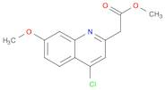 2-Quinolineacetic acid, 4-chloro-7-methoxy-, methyl ester
