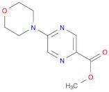 2-Pyrazinecarboxylic acid, 5-(4-morpholinyl)-, methyl ester