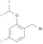 Benzene, 1-(bromomethyl)-2-(difluoromethoxy)-4-fluoro-