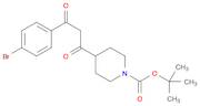 1-Piperidinecarboxylic acid, 4-[3-(4-bromophenyl)-1,3-dioxopropyl]-, 1,1-dimethylethyl ester