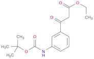 Benzenepropanoic acid, 3-[[(1,1-dimethylethoxy)carbonyl]amino]-β-oxo-, ethyl ester