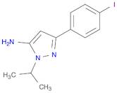 1H-Pyrazol-5-amine, 3-(4-iodophenyl)-1-(1-methylethyl)-