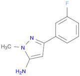 1H-Pyrazol-5-amine, 3-(3-fluorophenyl)-1-methyl-