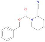 1-Piperidinecarboxylic acid, 2-cyano-, phenylmethyl ester