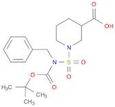 3-Piperidinecarboxylic acid, 1-[[[(1,1-dimethylethoxy)carbonyl](phenylmethyl)amino]sulfonyl]-